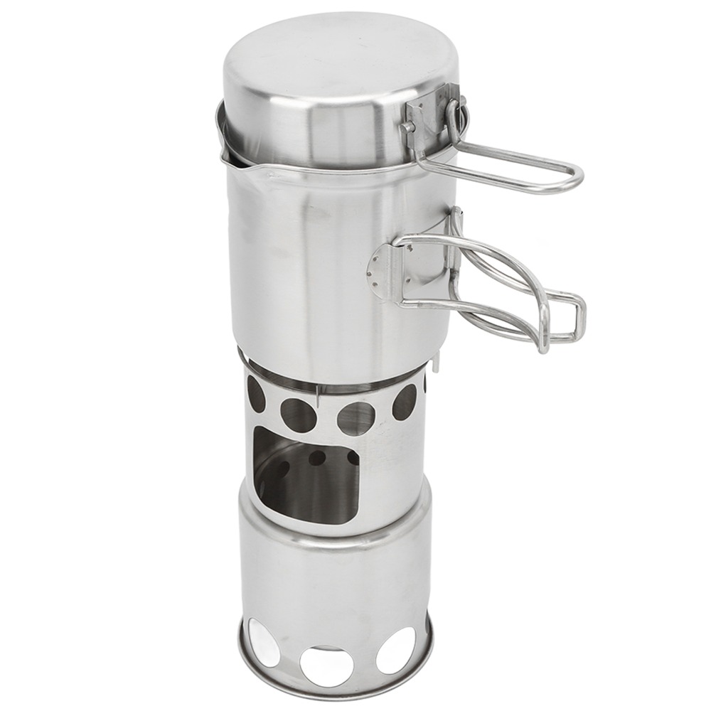 Camping Cooking Pot With Lid - Ensemble de cuisine de camping en
