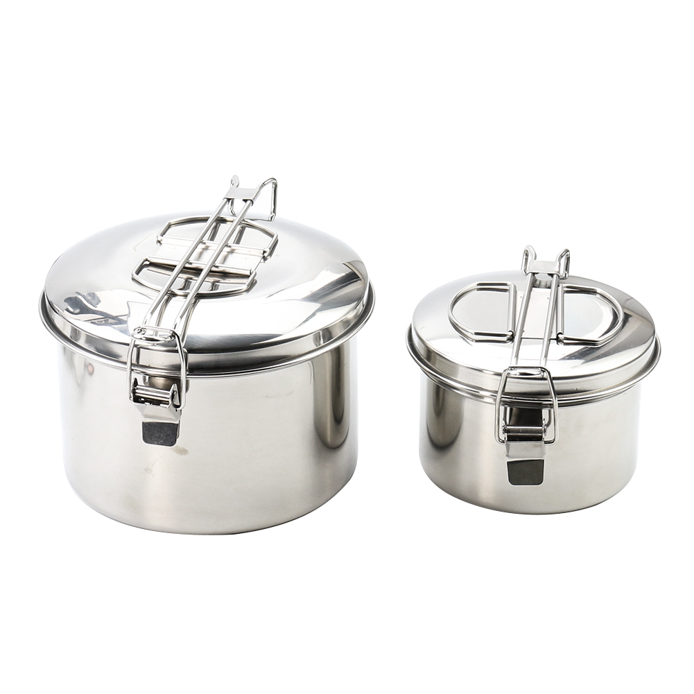 Camping Hanging Cooking Pot - Pot suspendu de Camping en acier