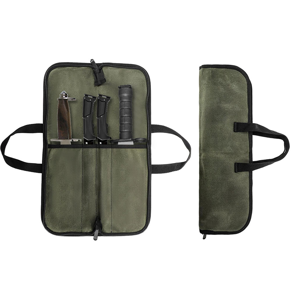 Camping Cooking Roll - Sac de rangement pour couteaux en