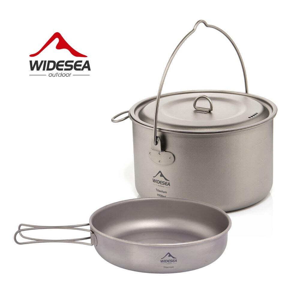 Camping Cooking Roll - ESEA-Batterie de cuisine en titane pour