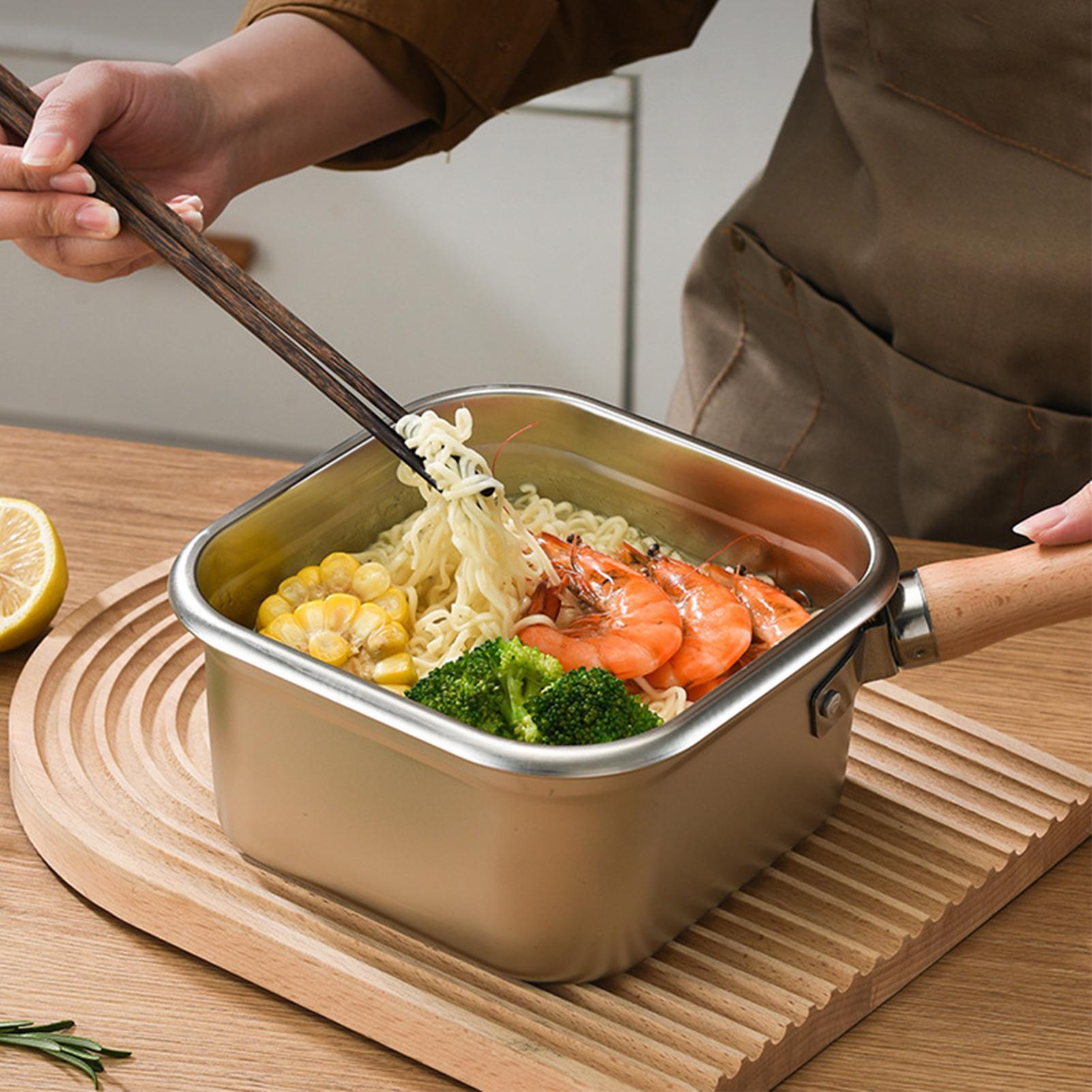 Camping Cooking Set Large - Ensemble de friteuses carrées pour camping,
