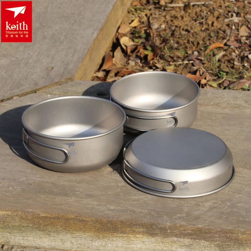 Camping Cooking Hardware - Pamono-Ensemble d'ustensiles de cuisine en titane,