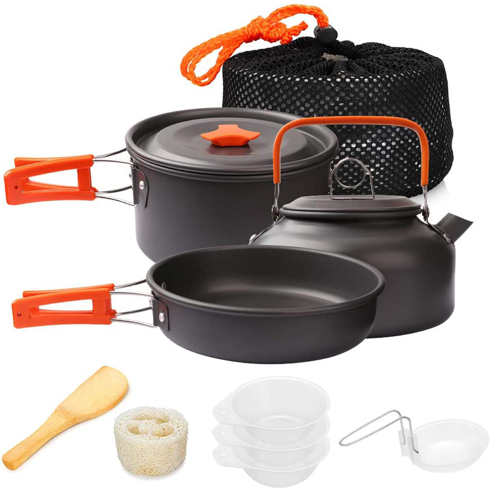 Camping Cooking Hardware - Kit d'ustensiles de cuisine de Camping,