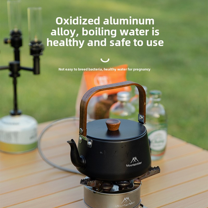 Camping Cooking Set Lightweight - MOUNTAINHIKER Nouvelle bouilloire de camping portable