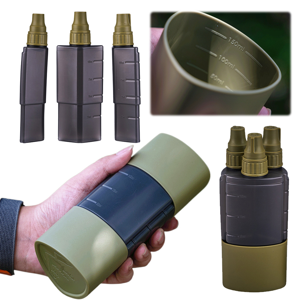Camping Cooking Hardware - Bouteille distributrice d'assaisonnement 3 en 1