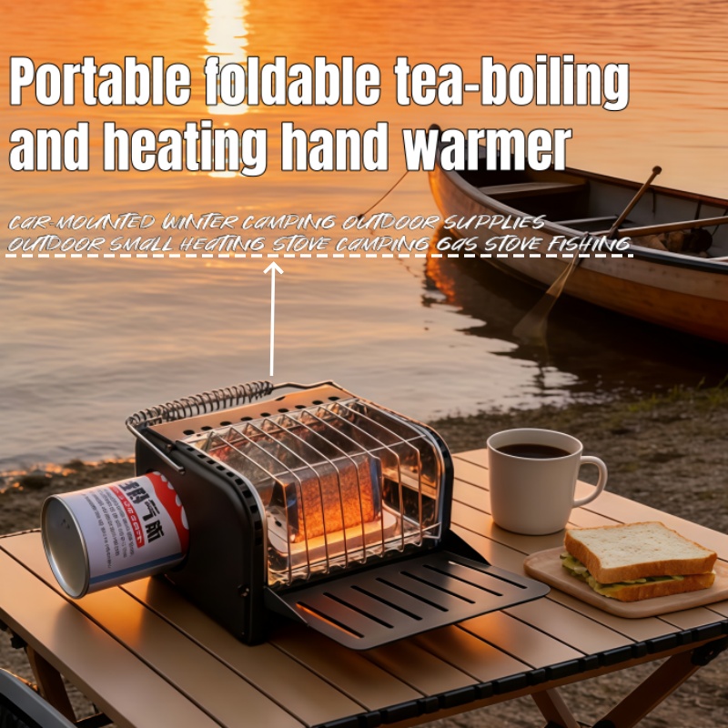 Camping Cooking No Gas - Réchaud à gaz de camping 1200W,