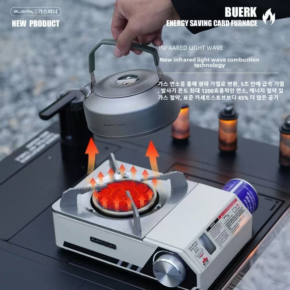Camping Cooking No Gas - Poêle infrarouge BUERK 4000W, portable, haute