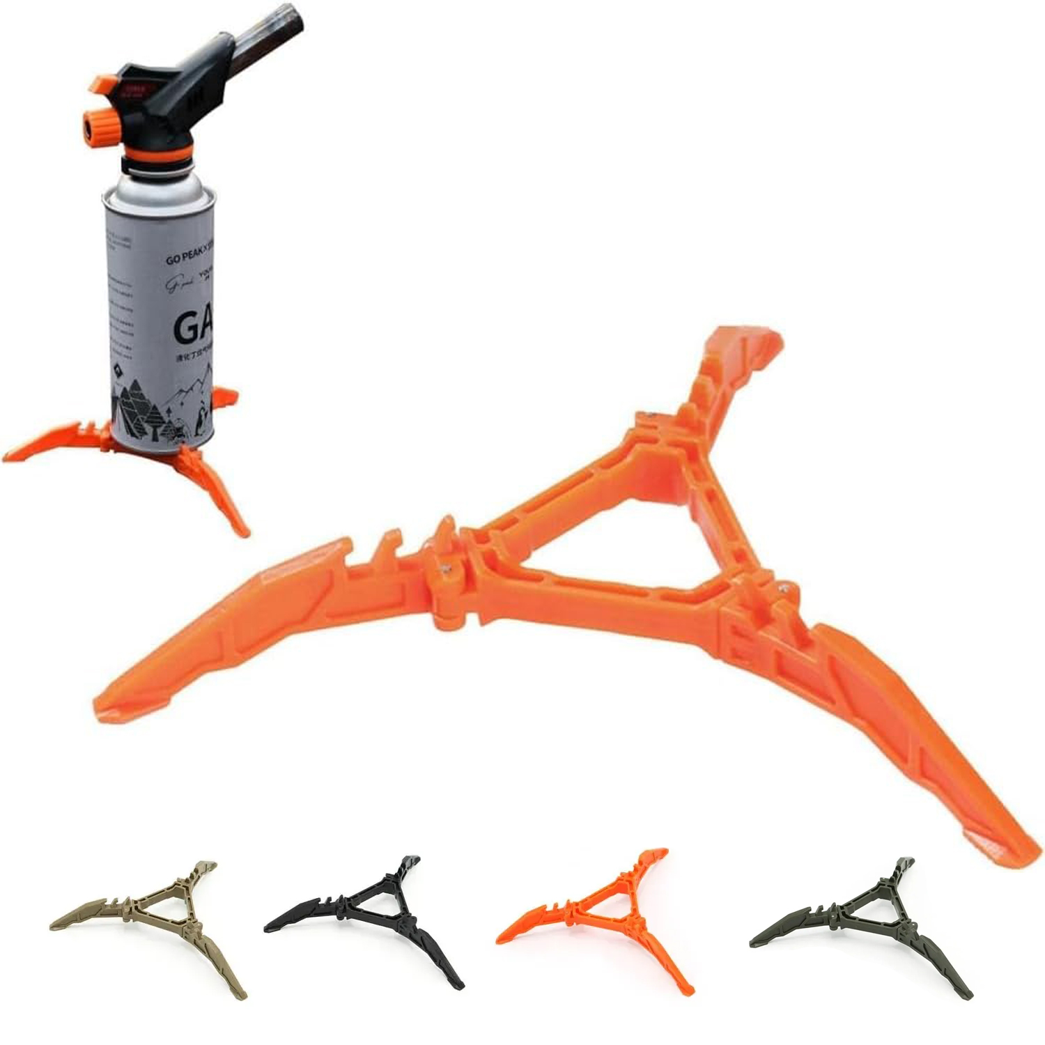 Camping Cooking No Gas - Support de réservoir de gaz pliable,