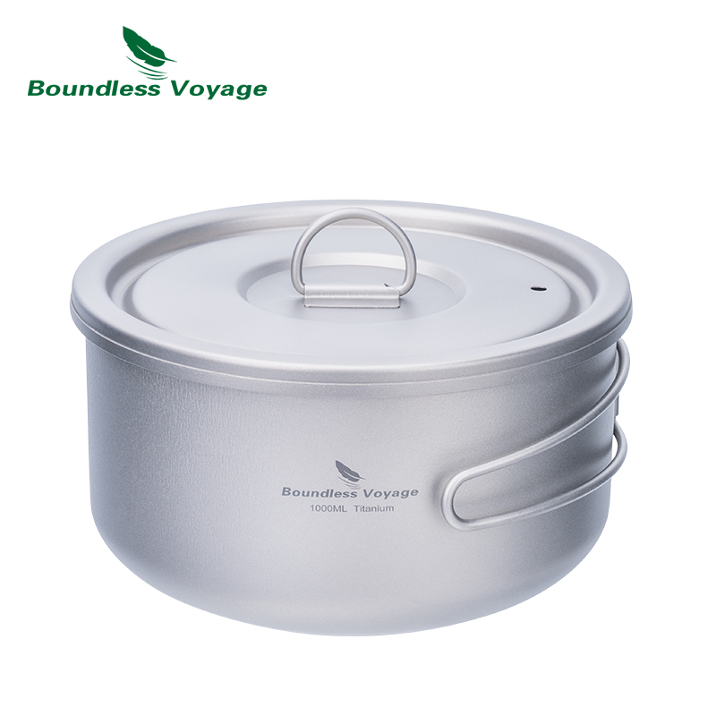 Camping Cooking Hardware - Boundless Voyage-Marmite de camping en titane