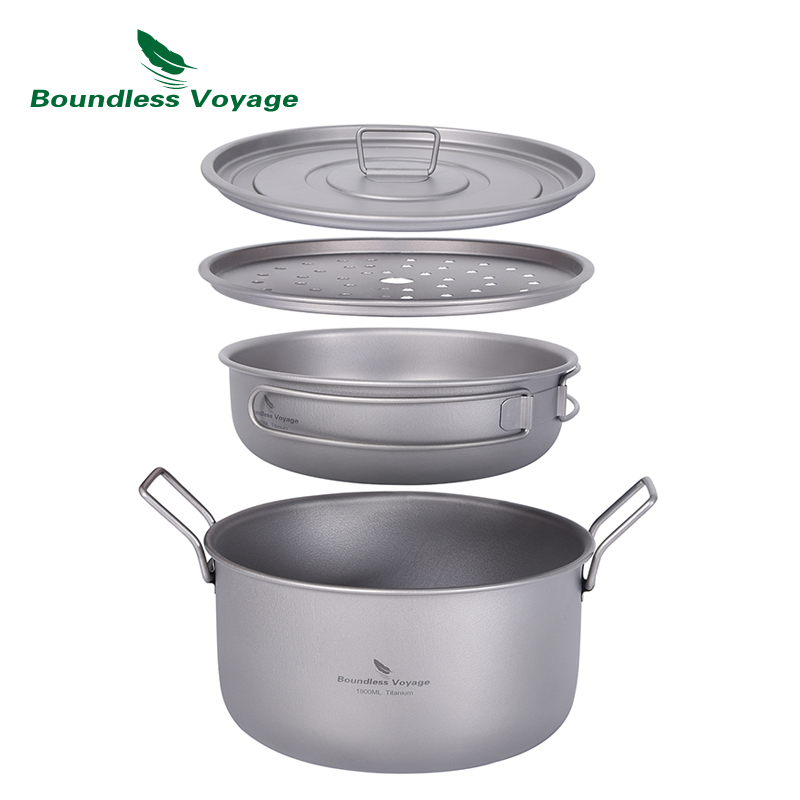 Camping Cooking Hardware - Marmite de Camping de Voyage sans