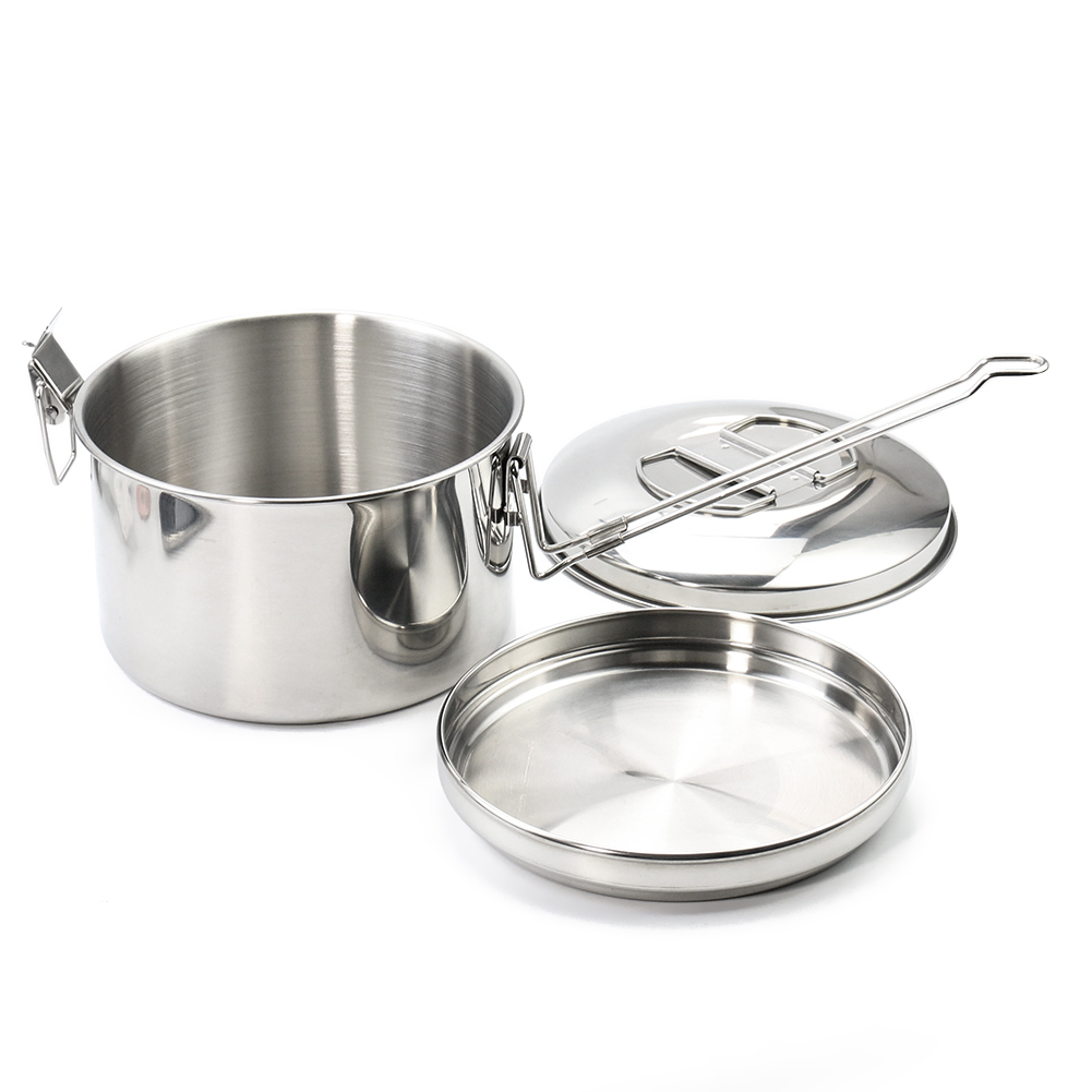 Pot suspendu de Camping en aci - Camping Hanging Cooking Pot avis et prix