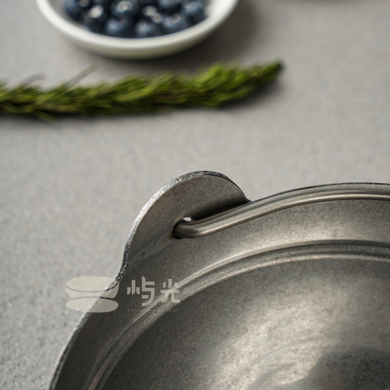 Réchaud à alcool rétro en acie - Camping Hanging Cooking Pot avis et prix