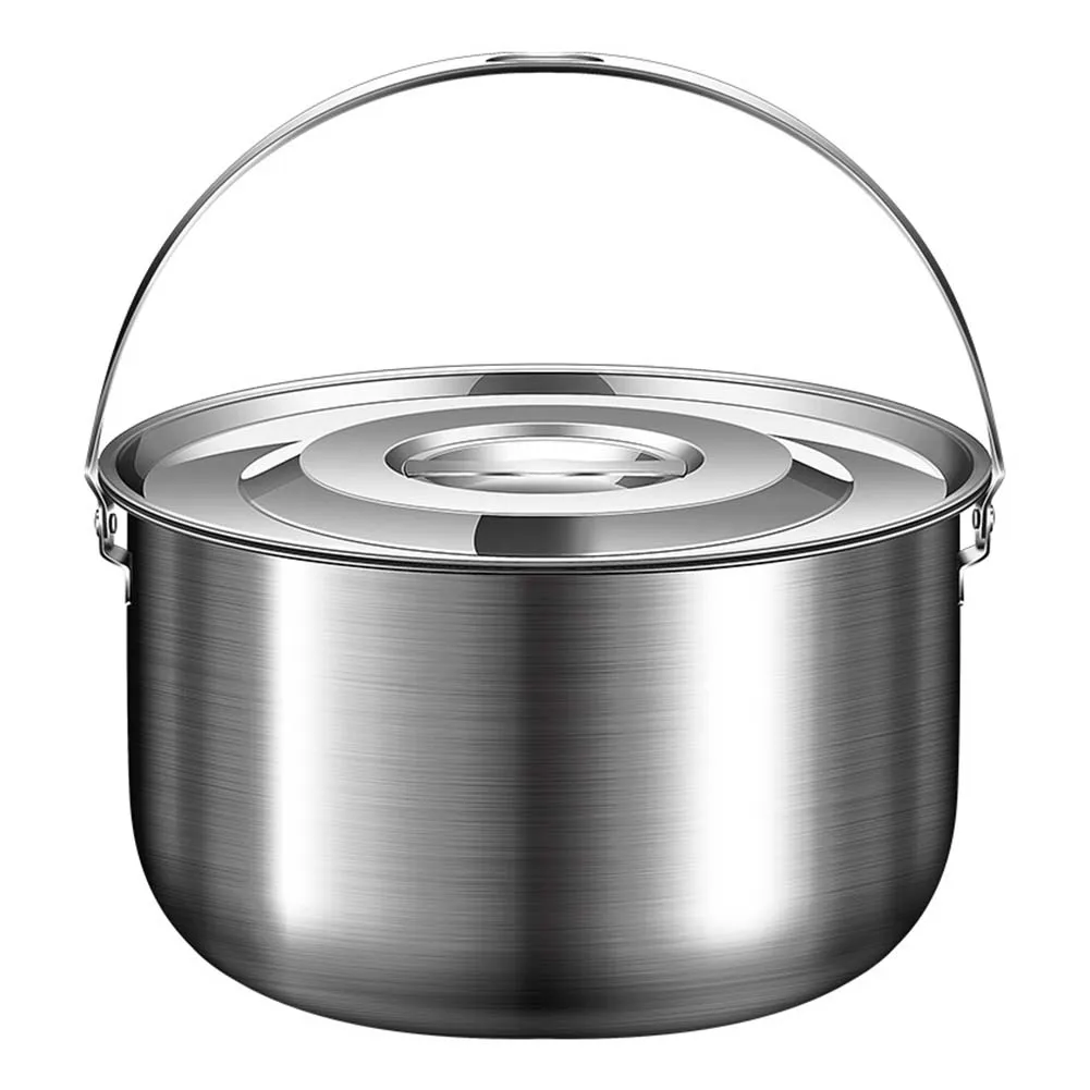 Casserole de camping en acier  - Camping Cooking Pot With Lid avis et prix