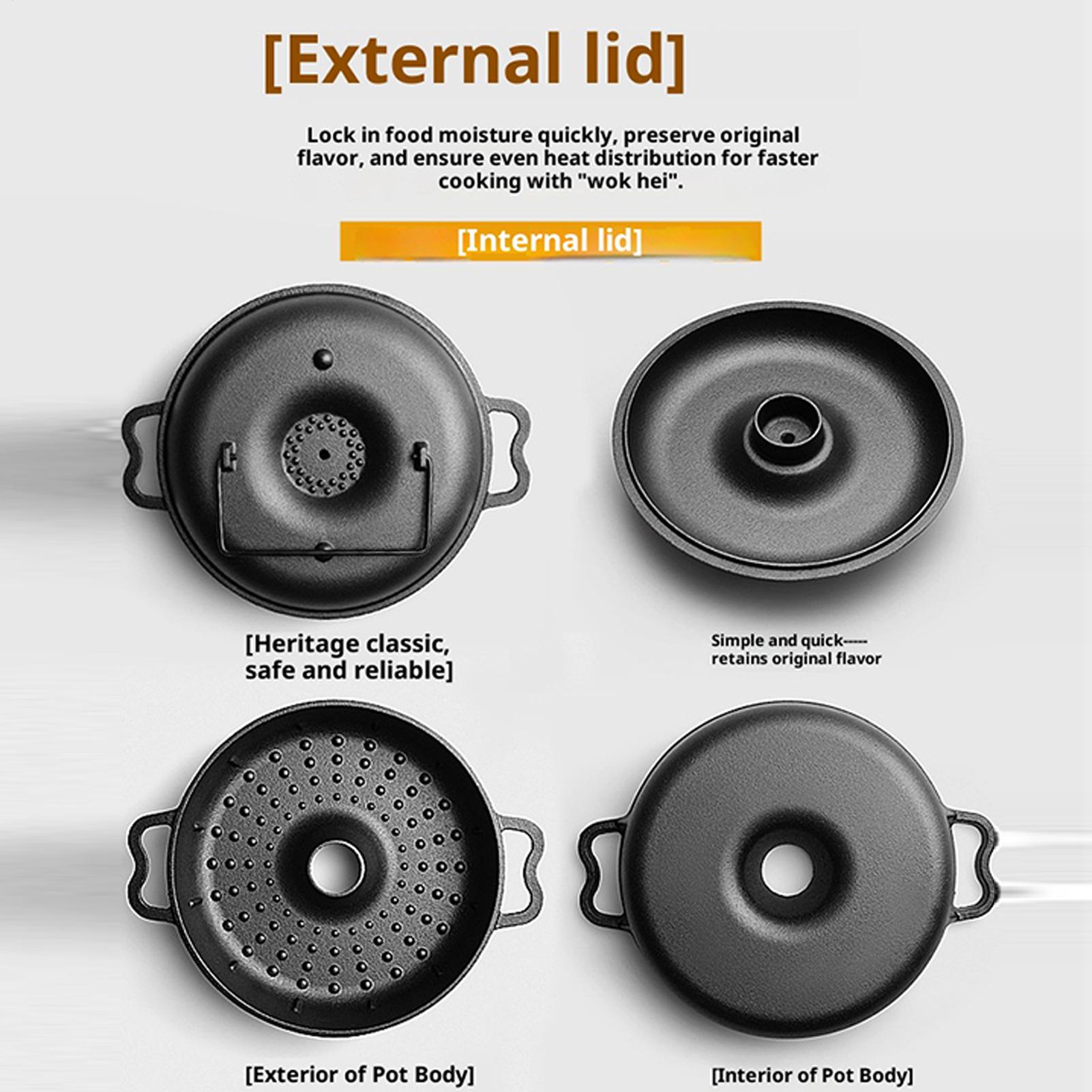 Marmite à chaudron pour la cui - Camping Cooking Pot With Lid avis et prix