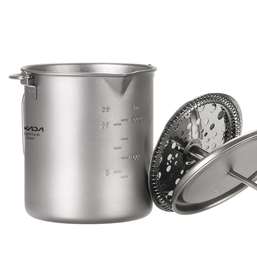 Tasse à café en titane Lixada  - Camping Cooking Pot With Lid avis et prix