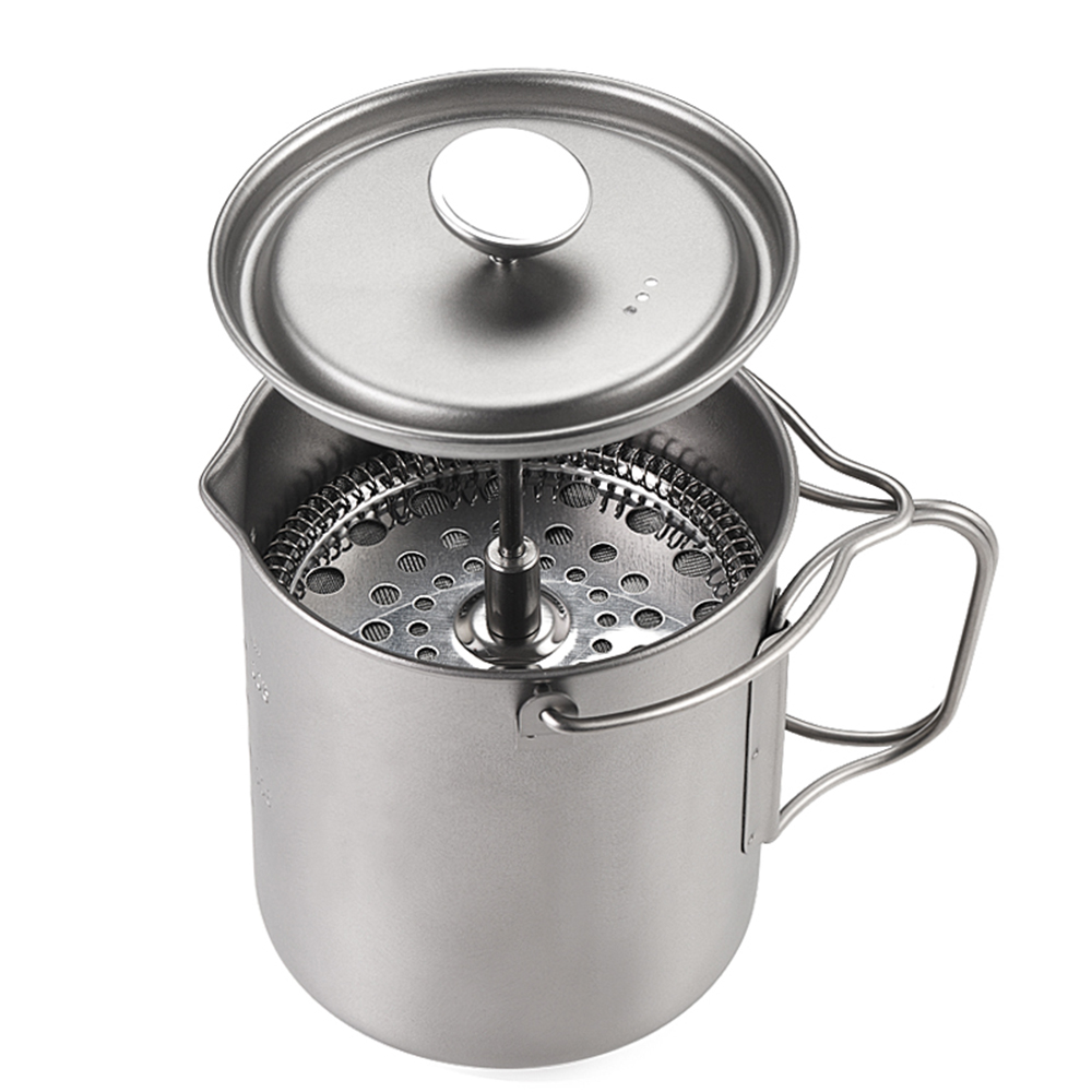 Tasse à café en titane Lixada  - Camping Cooking Pot With Lid avis et prix