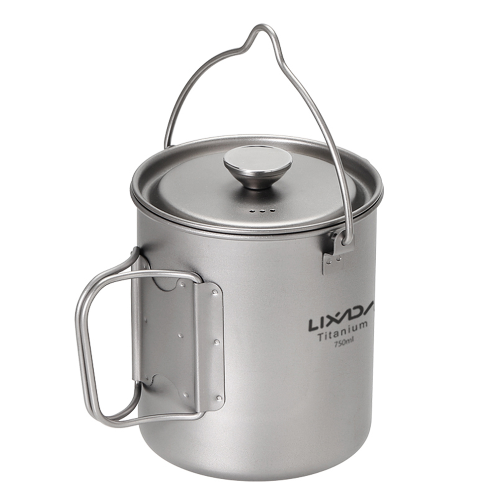 Tasse à café en titane Lixada  - Camping Cooking Pot With Lid avis et prix