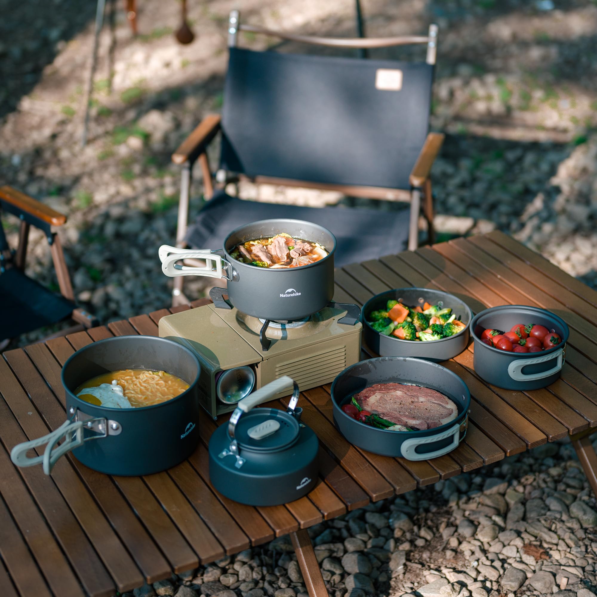 Naturehike – batterie de cuisi - Camping Cooking Set Large avis et prix