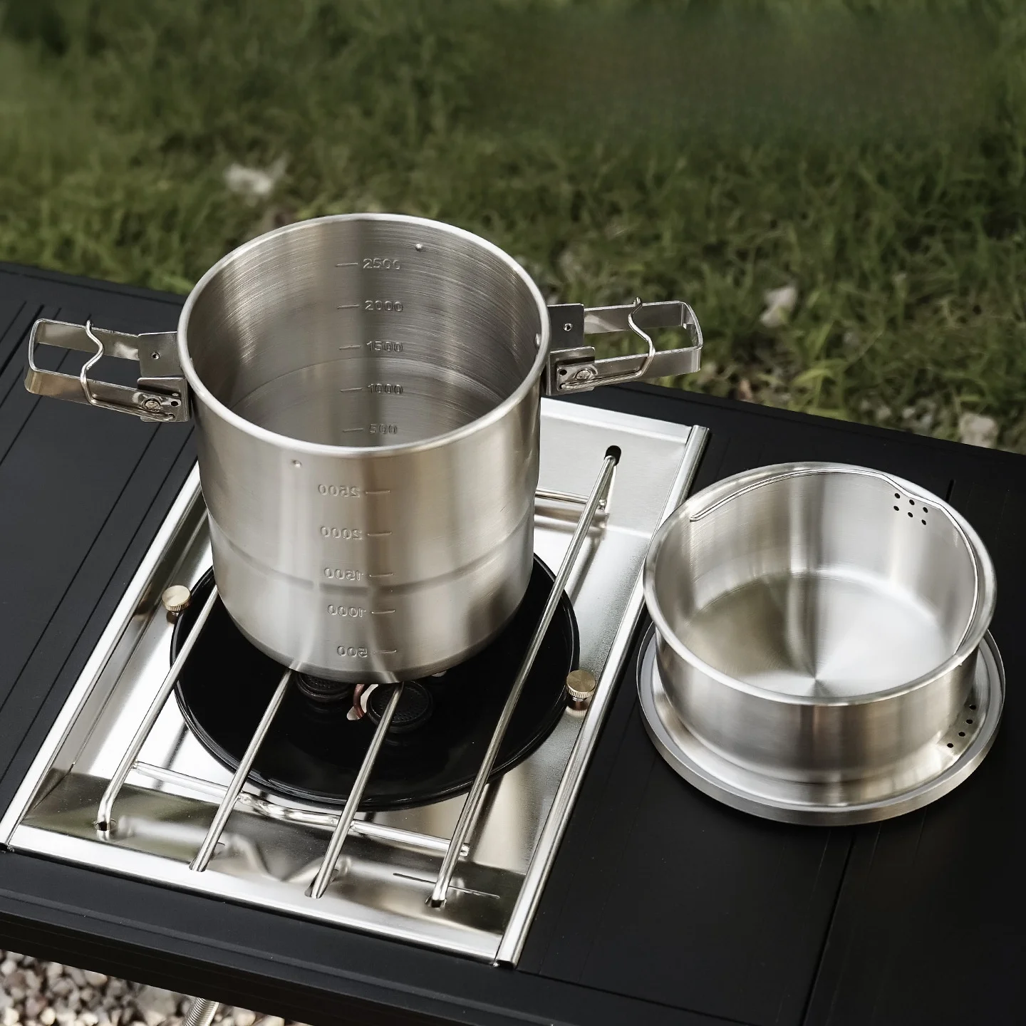 Ensemble complet d'ustensiles  - Camping Hanging Cooking Pot avis et prix