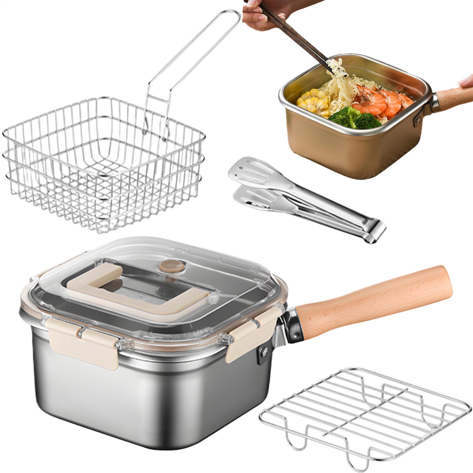 Ensemble de friteuses carrées  - Camping Cooking Set Large avis et prix