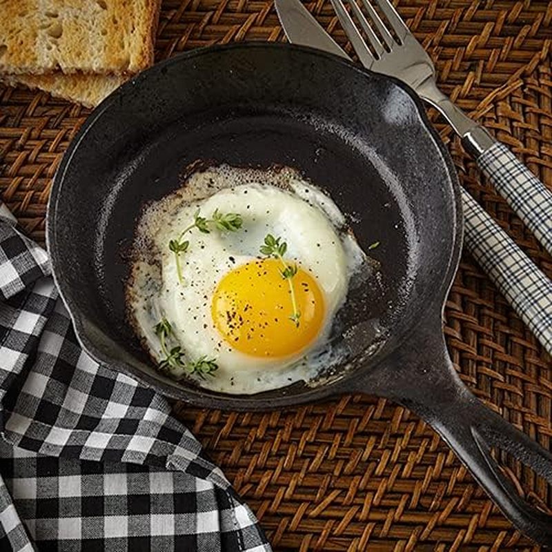 Poêle en fonte de 6 pouces, po - Skillet Cast Iron Camp avis et prix