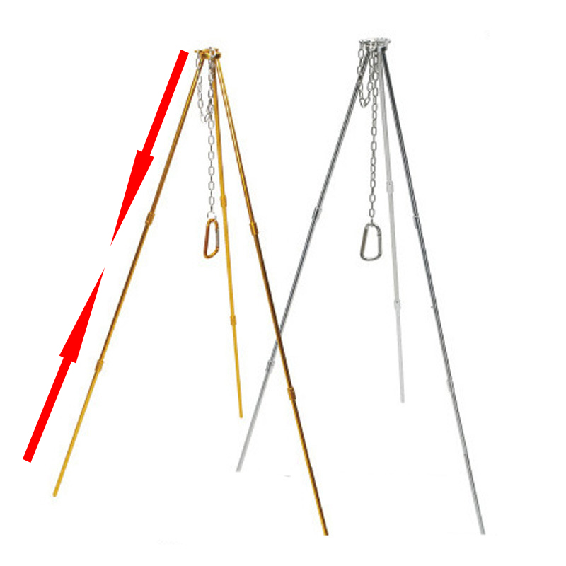 Trépied de camping en plein ai - Camping Hanging Cooking Pot avis et prix