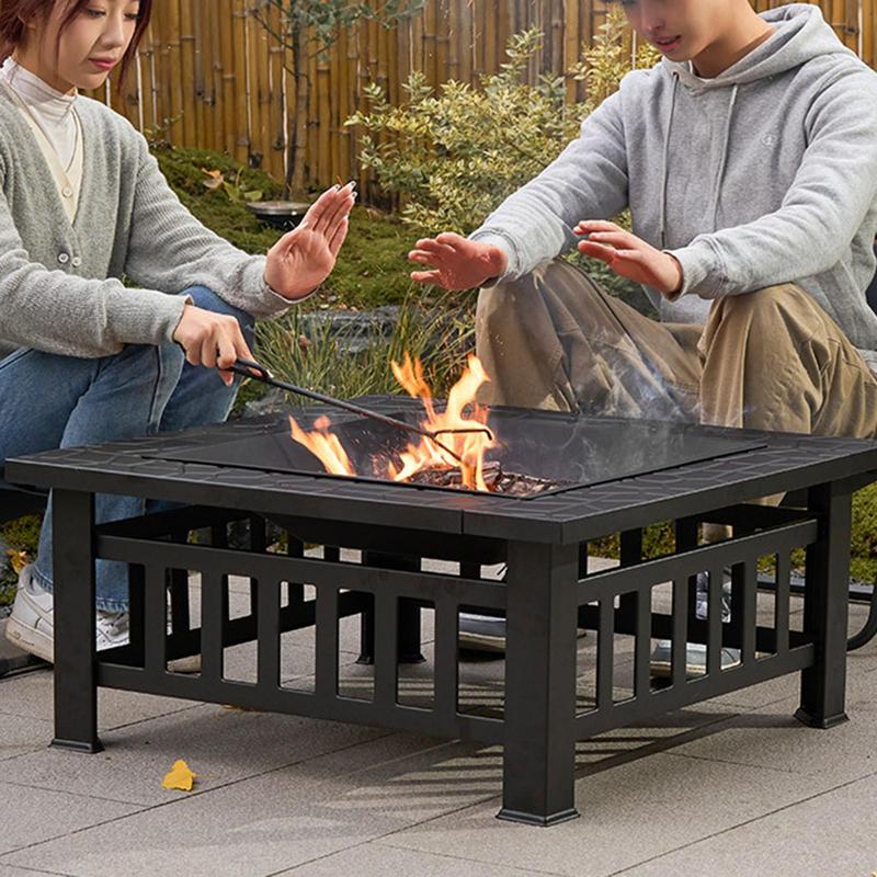 Poêle à bois carré pour campin - Camping Cooking Wood Stove avis et prix