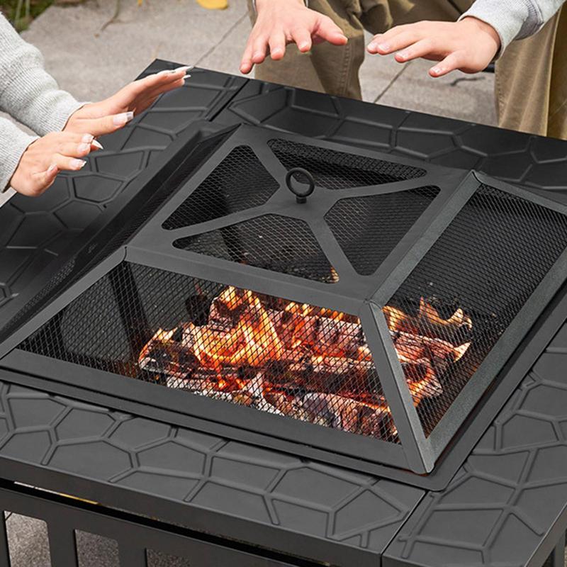 Poêle à bois carré pour campin - Camping Cooking Wood Stove avis et prix