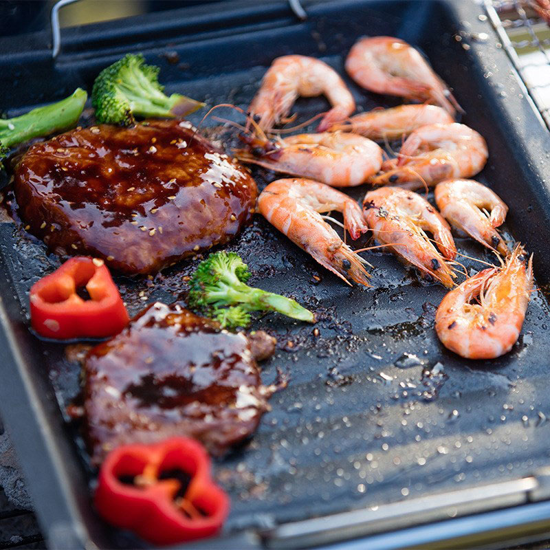 Poêle à griller carrée épaisse - Camping Cooking Hardware avis et prix