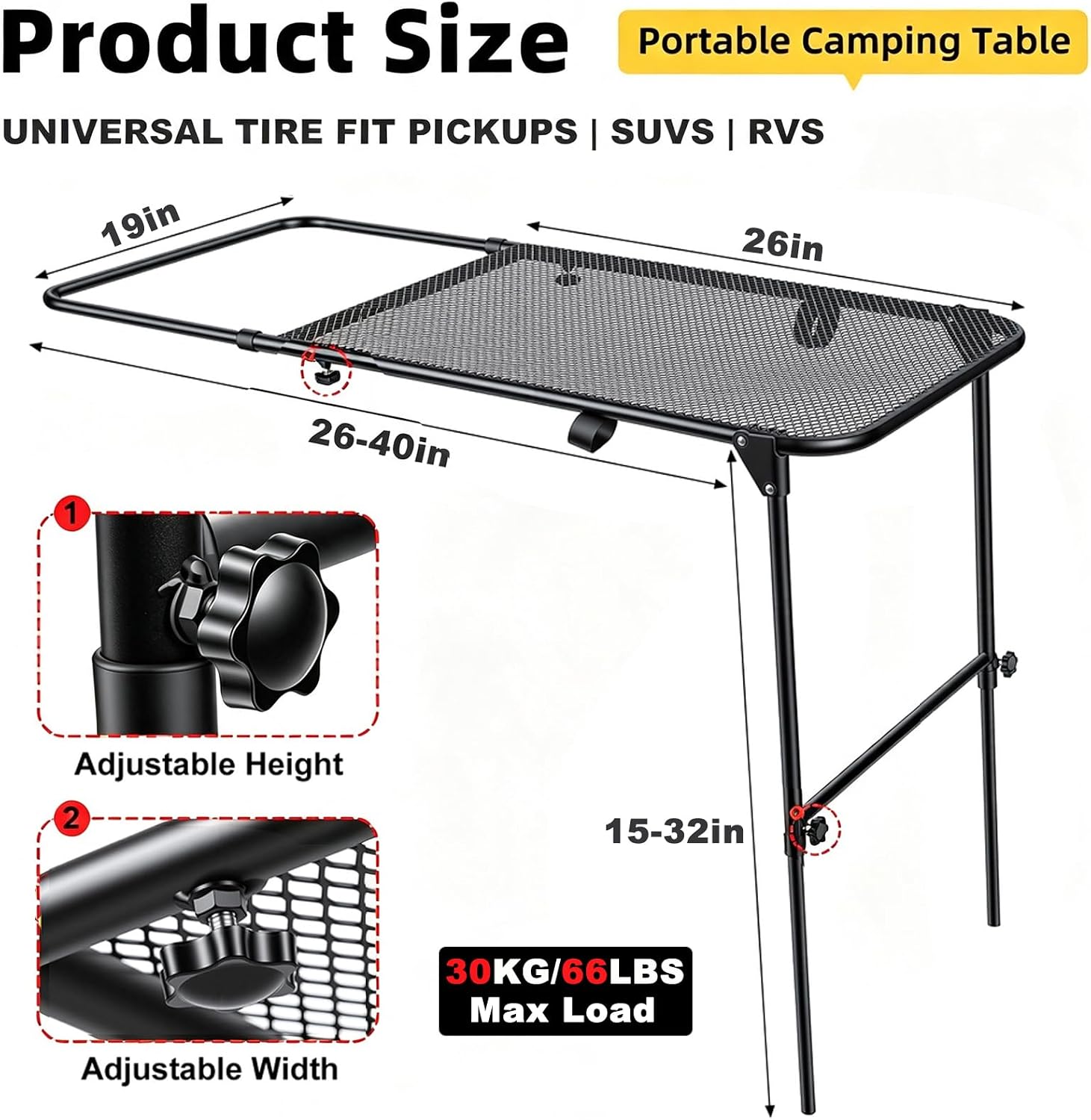 Table de camping en acier mont - Camping Cooking Requirements avis et prix