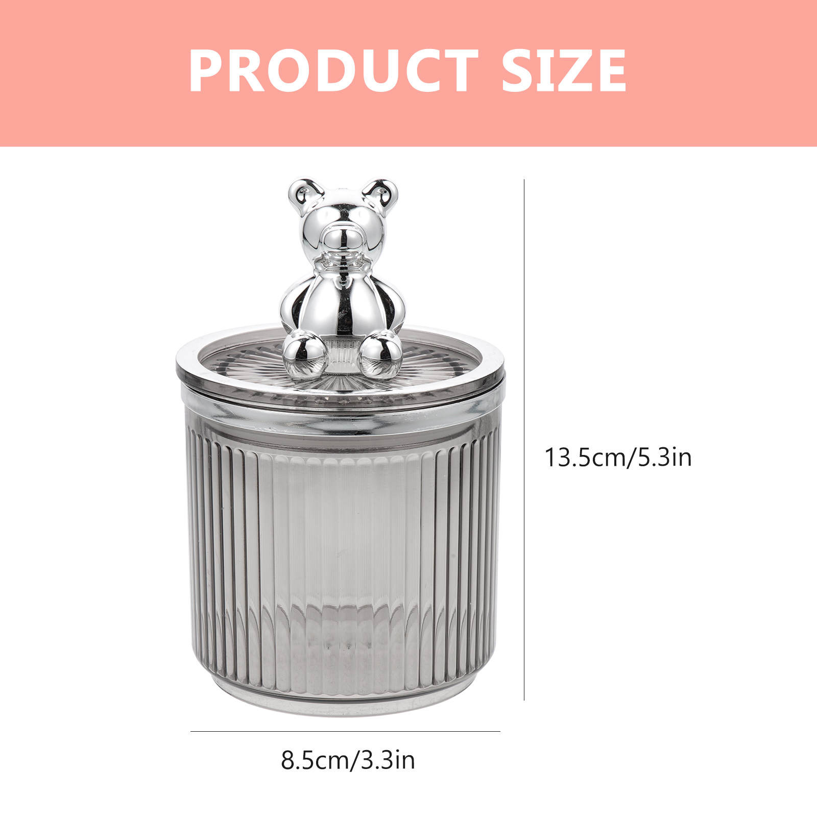 Pot en forme d'ours transparen - Bear Canister Food avis et prix