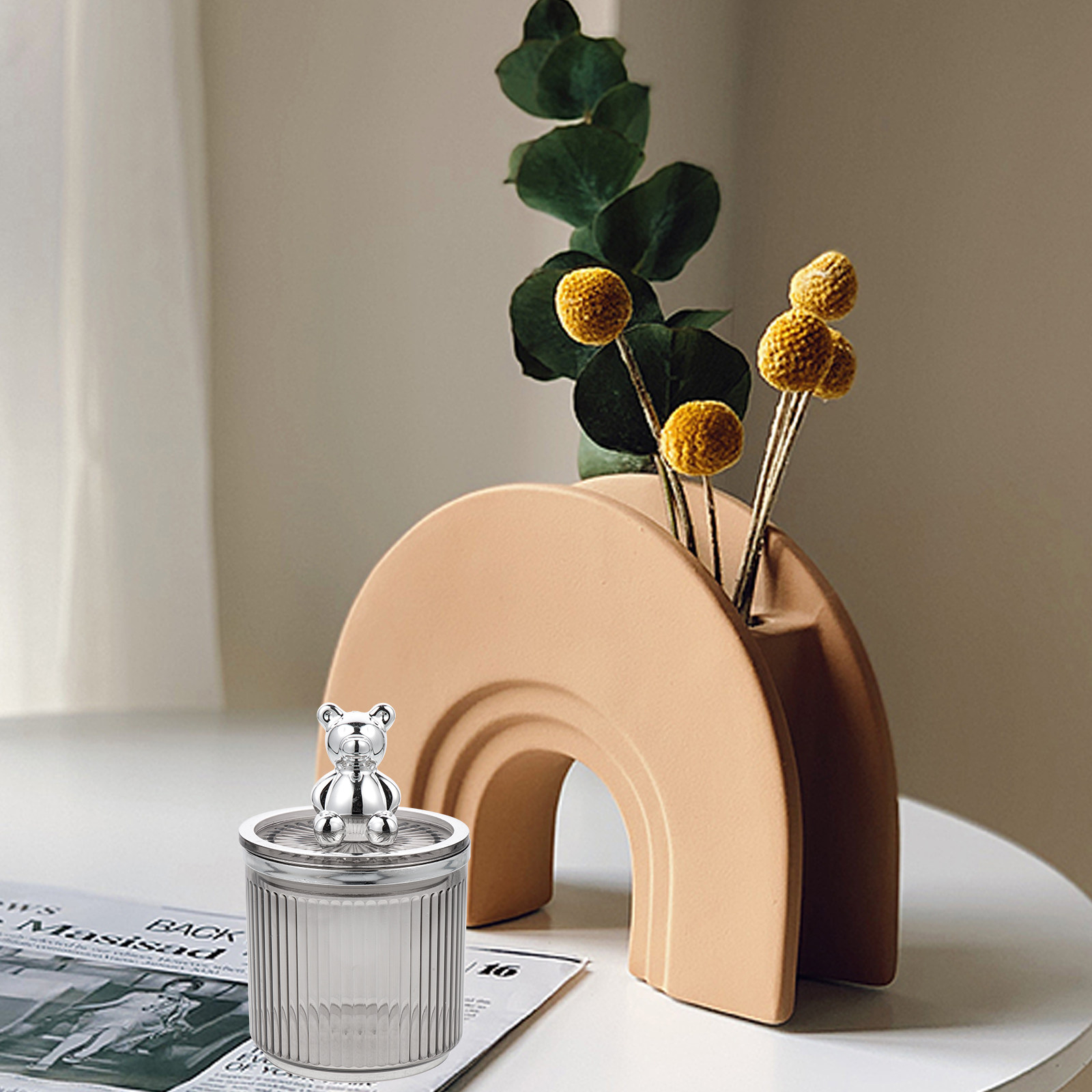 Pot en forme d'ours transparen - Bear Canister Food avis et prix