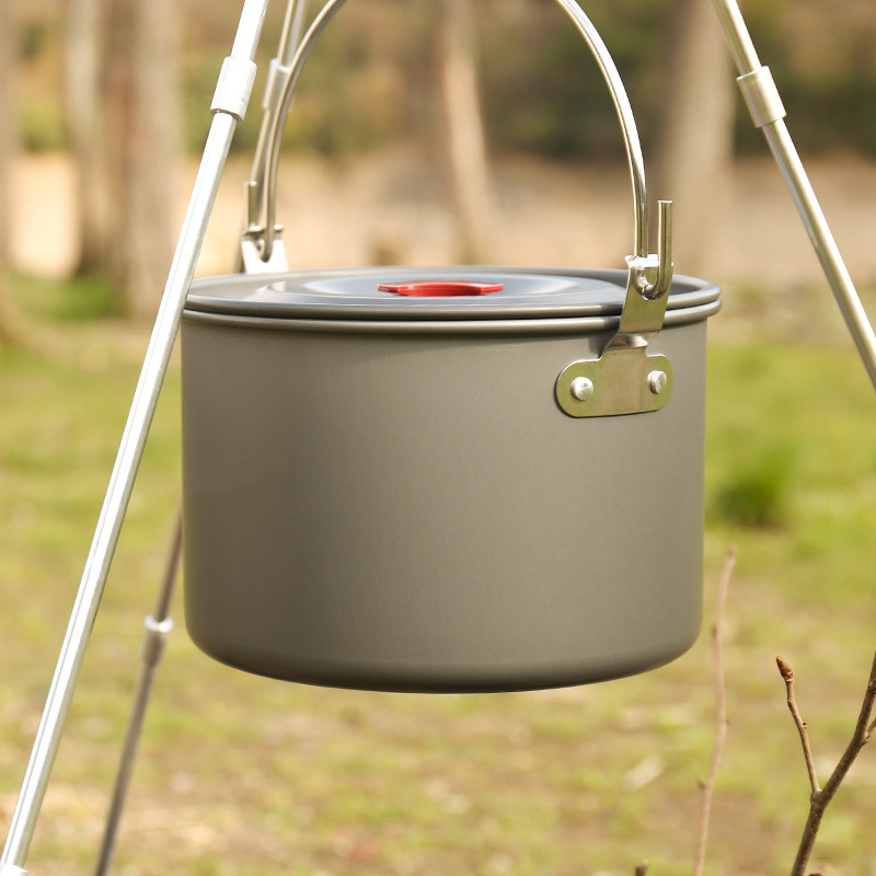 Pots suspendus de camping 4L,  - Camping Hanging Cooking Pot avis et prix