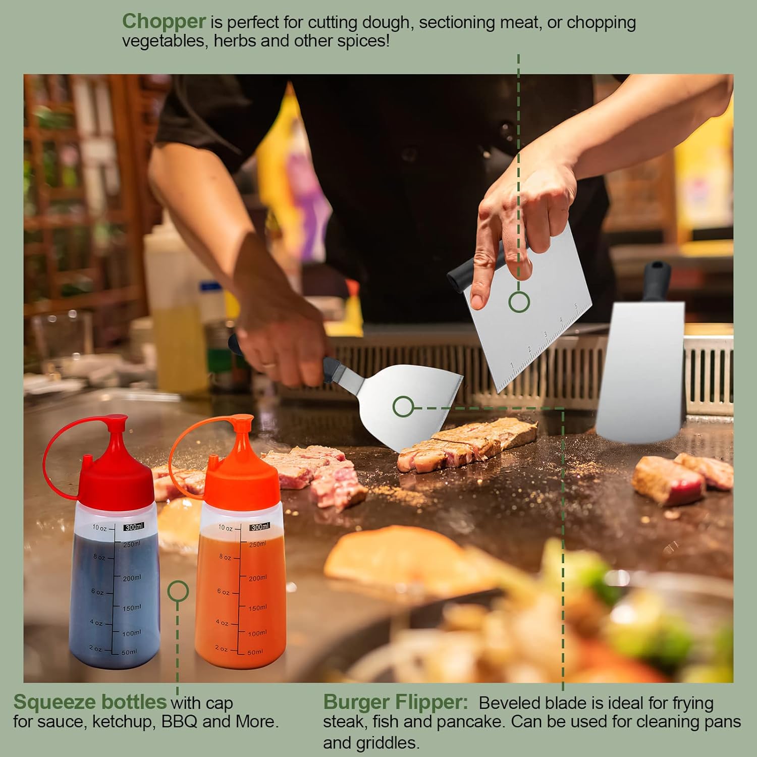 Kit d'accessoires pour plancha - Camping Cooking Set Large avis et prix