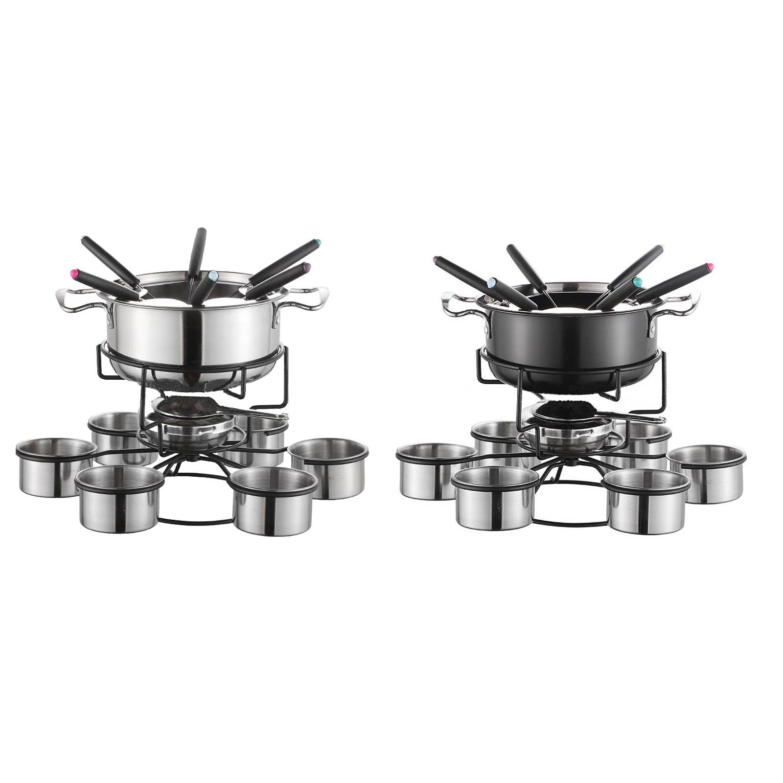 Ensemble de fondue multifoncti - Camping Cooking Pot Stainless Steel avis et prix