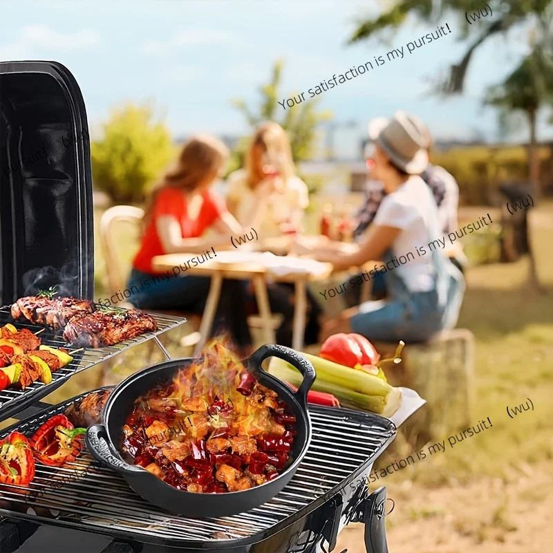Mini poêle en fonte, double po - Skillet Cast Iron Camp avis et prix