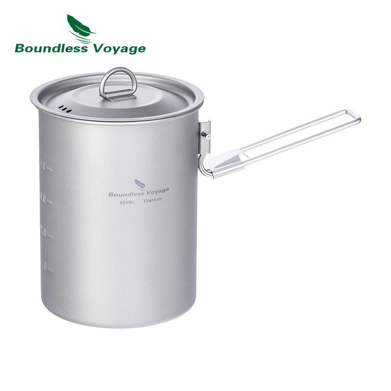 Boundless Voyage – Pot en tita - Camping Cooking Pot With Lid avis et prix