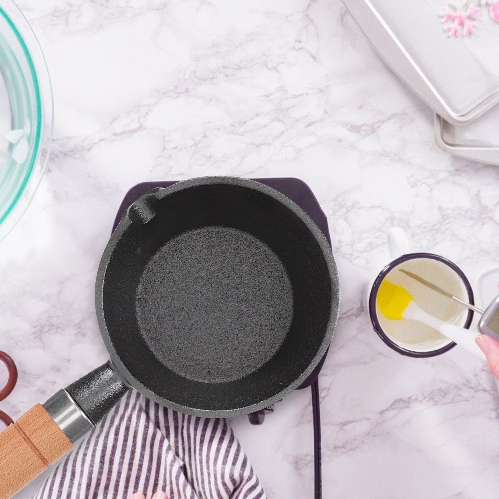 Mini poêle en fonte, petite po - Skillet Cast Iron Camp avis et prix