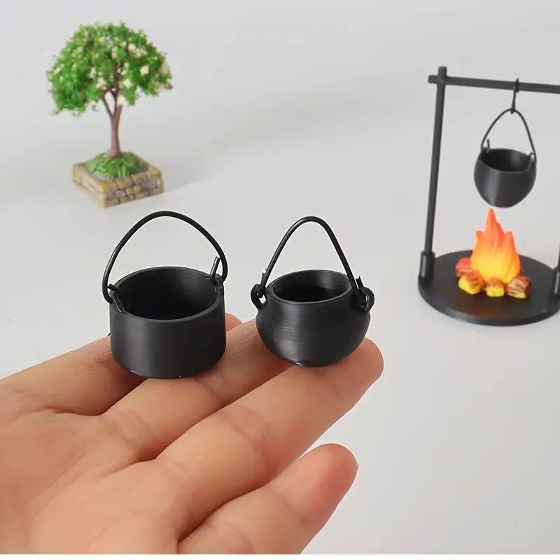 Mini poêle suspendu pour feu d - Camping Hanging Cooking Pot avis et prix