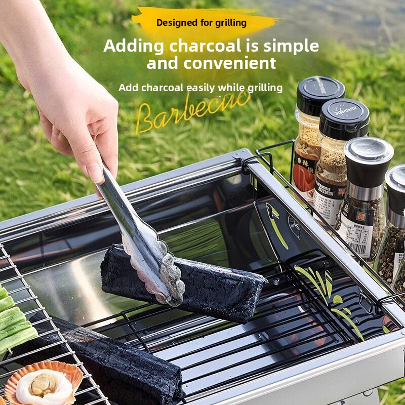 Barbecue portable en acier ino - Camping Cooking Requirements avis et prix