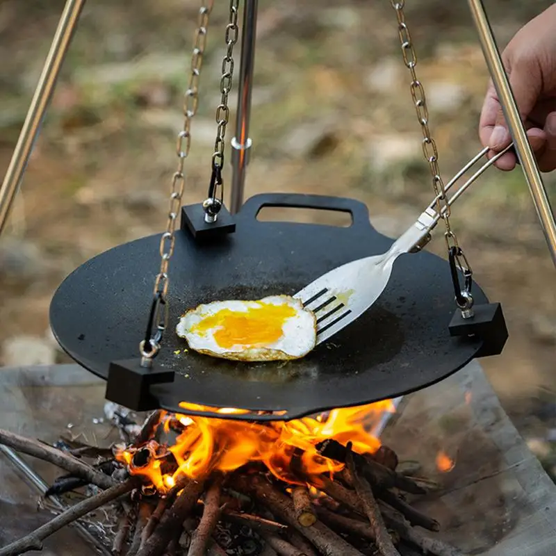 Trépied de camping en aluminiu - Camping Hanging Cooking Pot avis et prix