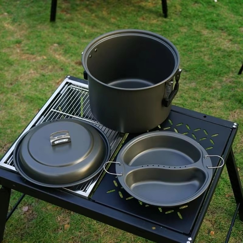 Ensemble de cuisine de camping - Camping Cooking Set Large avis et prix