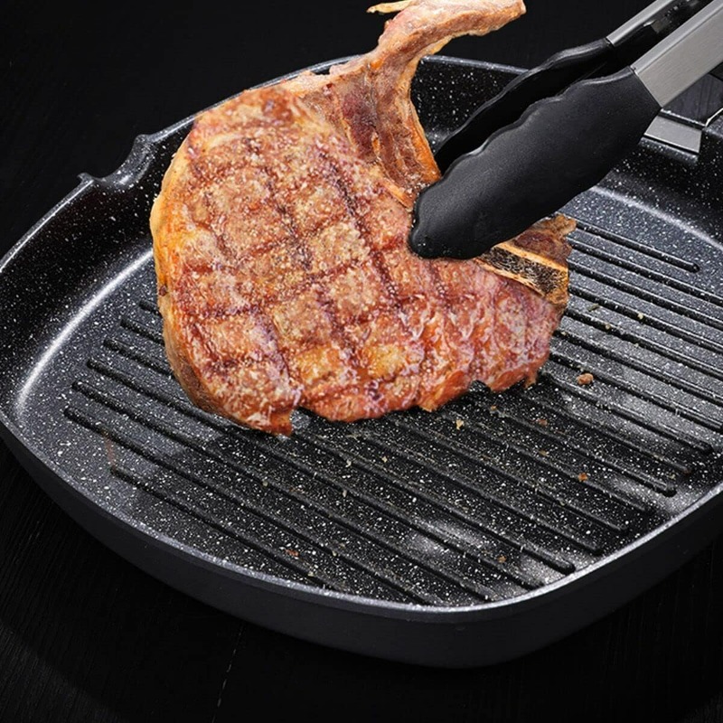 Poêle à griller carrée avec po - Skillet Cast Iron Camp avis et prix