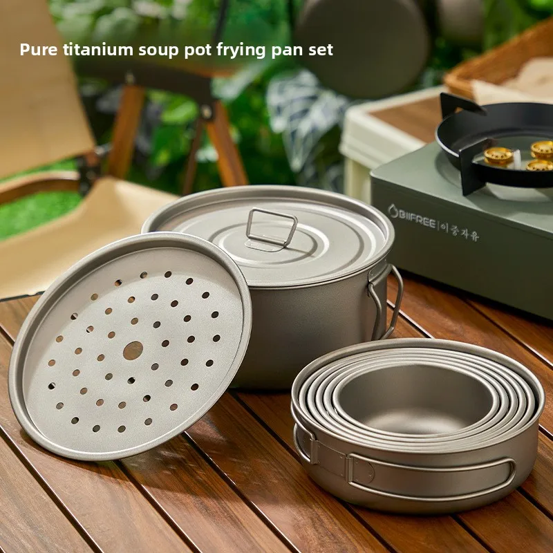 Ensemble de casseroles d'extér - Camping Cooking Set Lightweight avis et prix