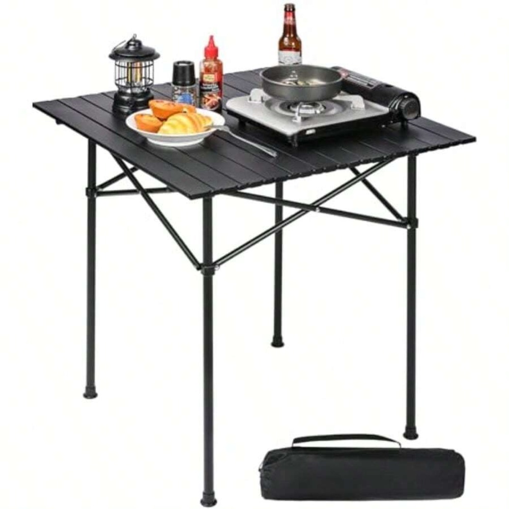 Table de camping pliable noire - Camping Cooking Requirements avis et prix