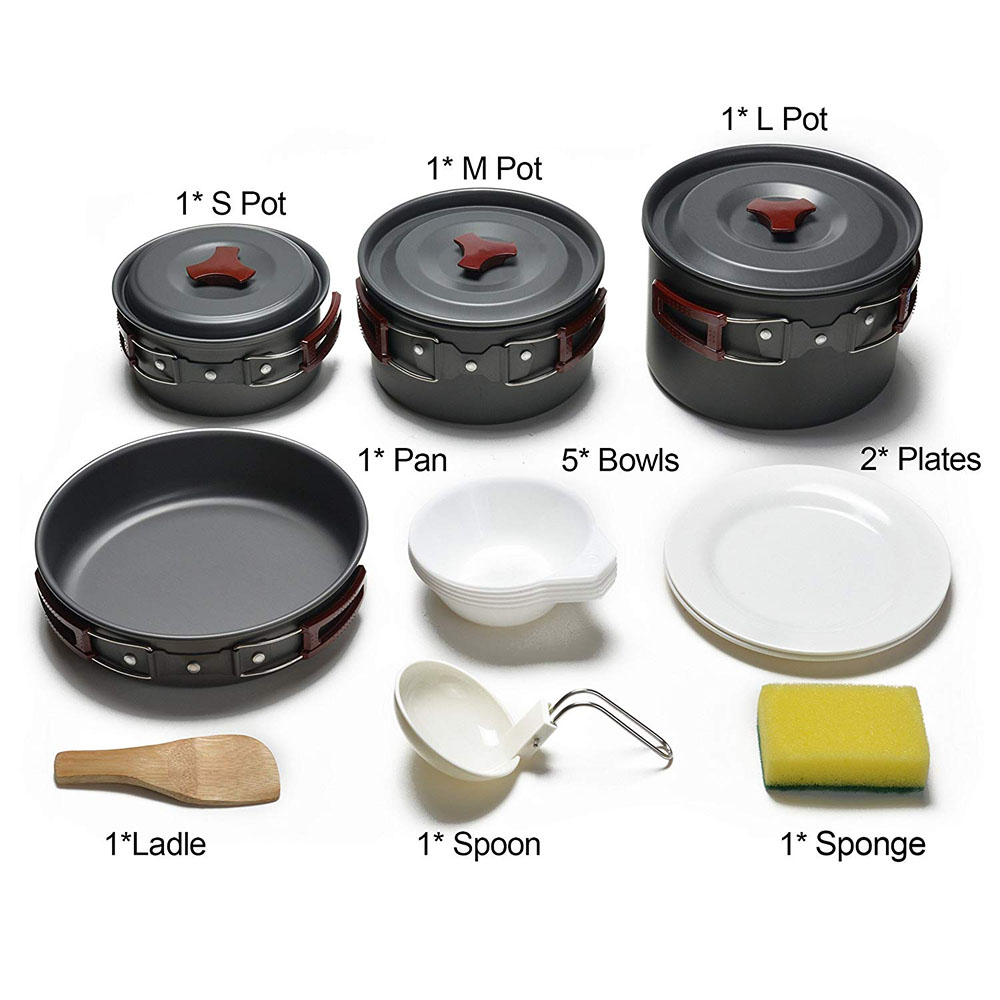 Kit de batterie de cuisine de  - Camping Cooking Hardware avis et prix
