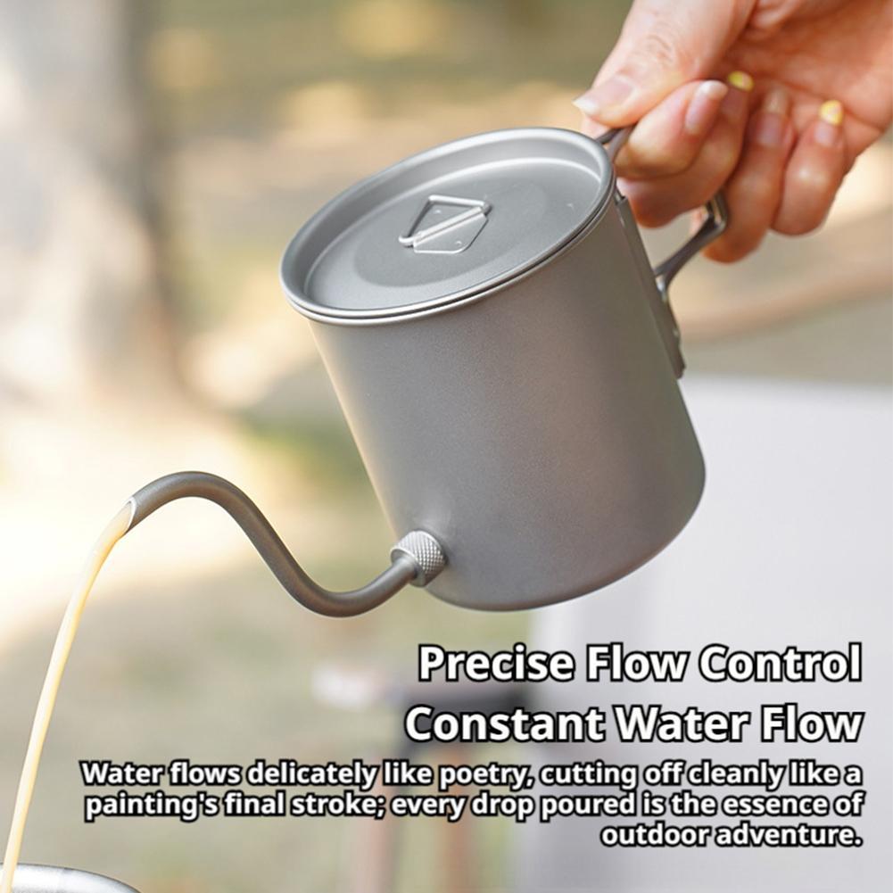 Bouilloire à café en titane pu - Camping Cooking Set Lightweight avis et prix