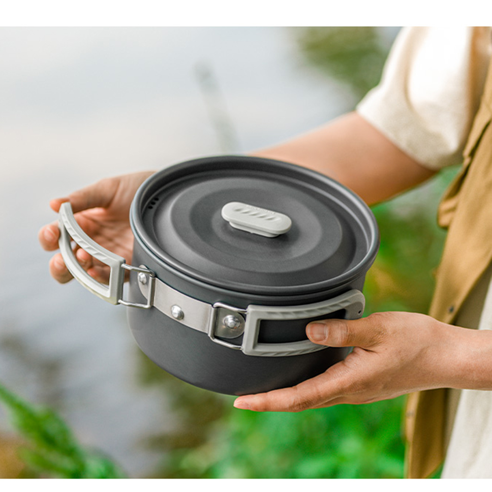 Natureifa-ensemble de casserol - Camping Hanging Cooking Pot avis et prix